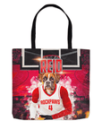 'Houston Rockpaws' Personalized Tote Bag