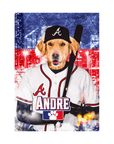 'Atlanta Dogs' Personalized Pet Standing Canvas