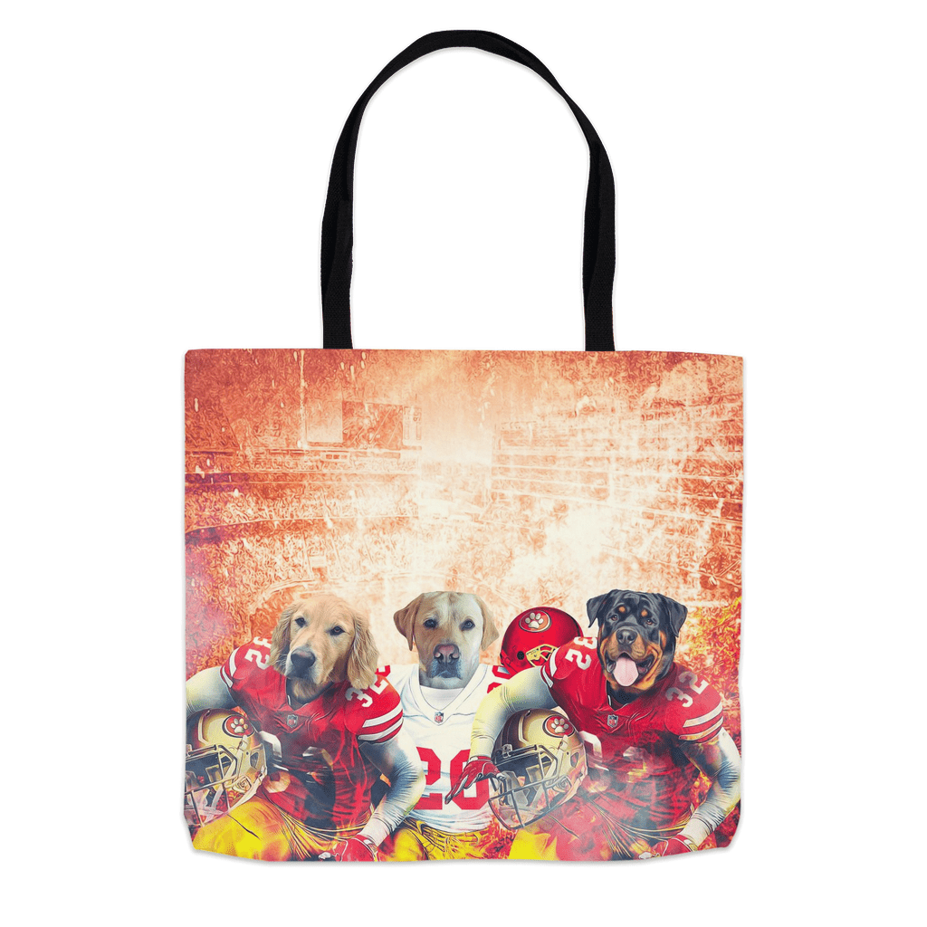 &#39;San Francisco 40Doggos&#39; Personalized 3 Pet Tote Bag