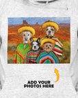 Sudadera con capucha personalizada para 4 mascotas '4 Amigos'