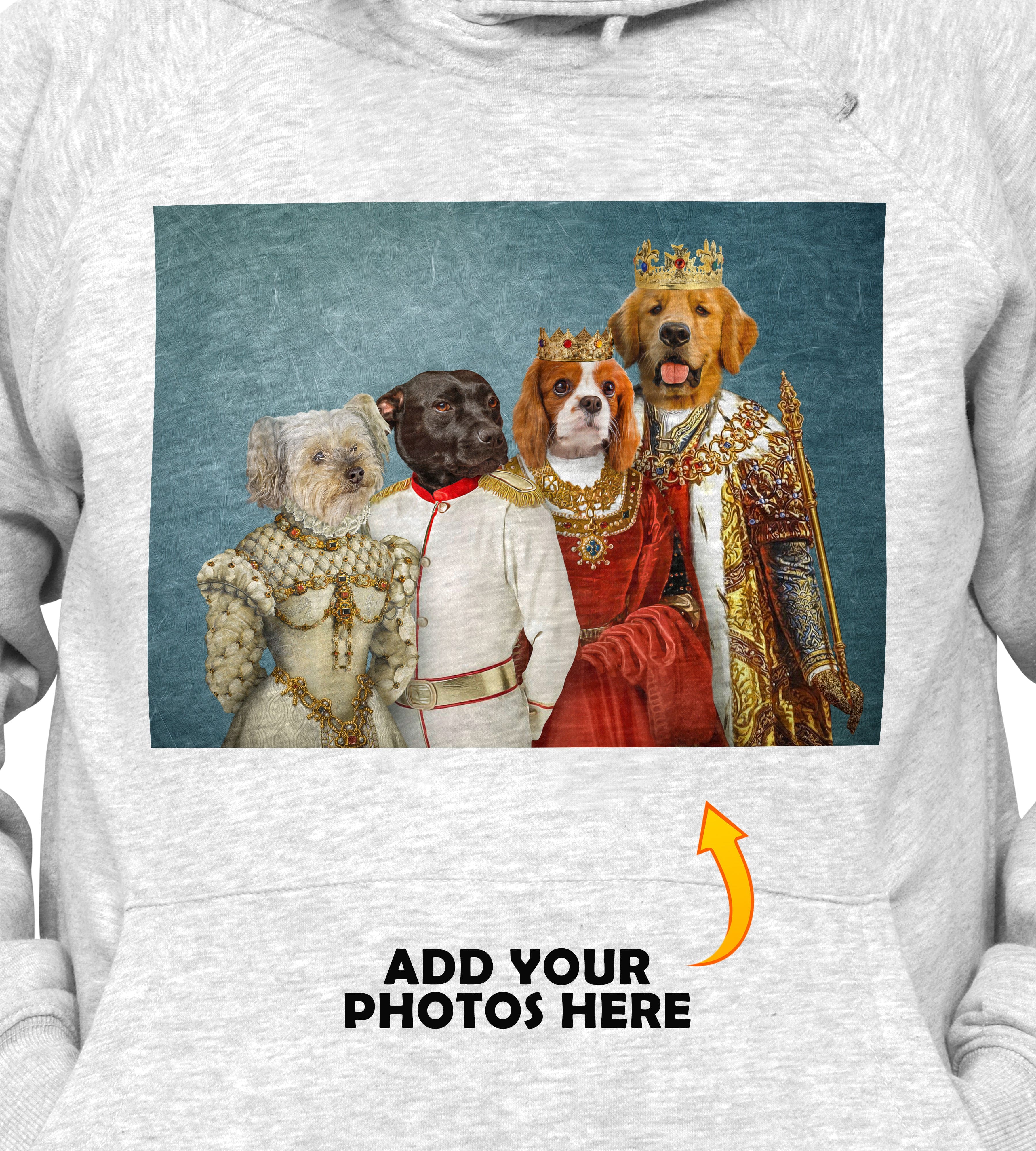 &#39;Royal Family&#39; Personalized 4 Pet Hoody