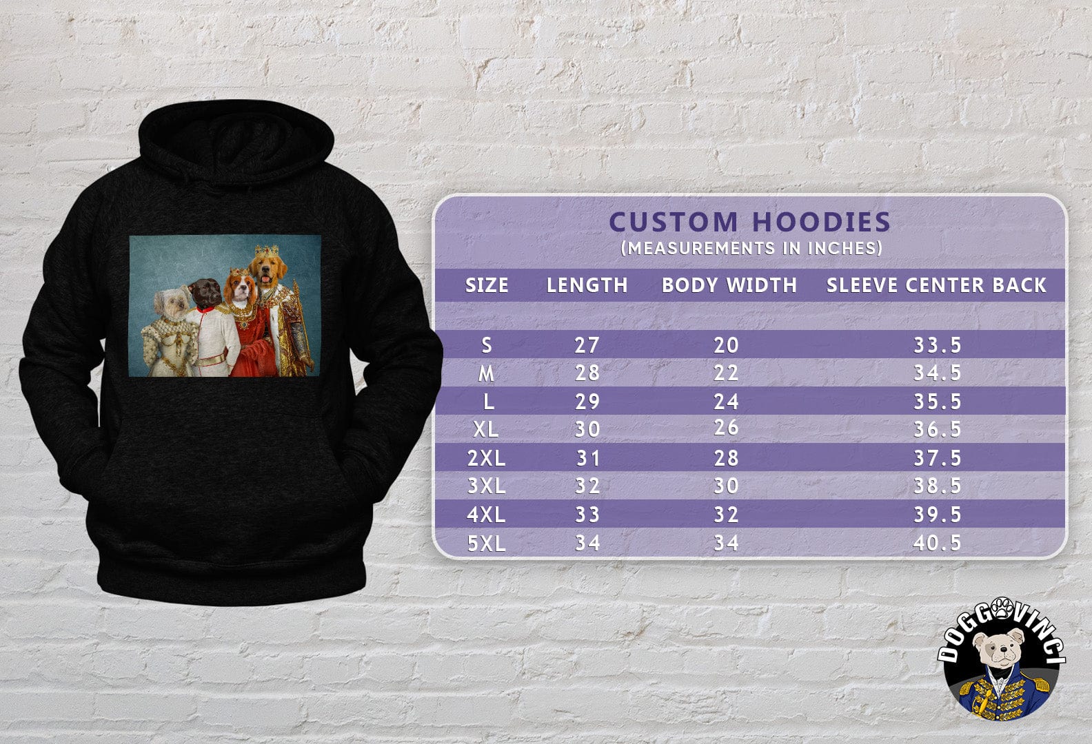 &#39;Royal Family&#39; Personalized 4 Pet Hoody
