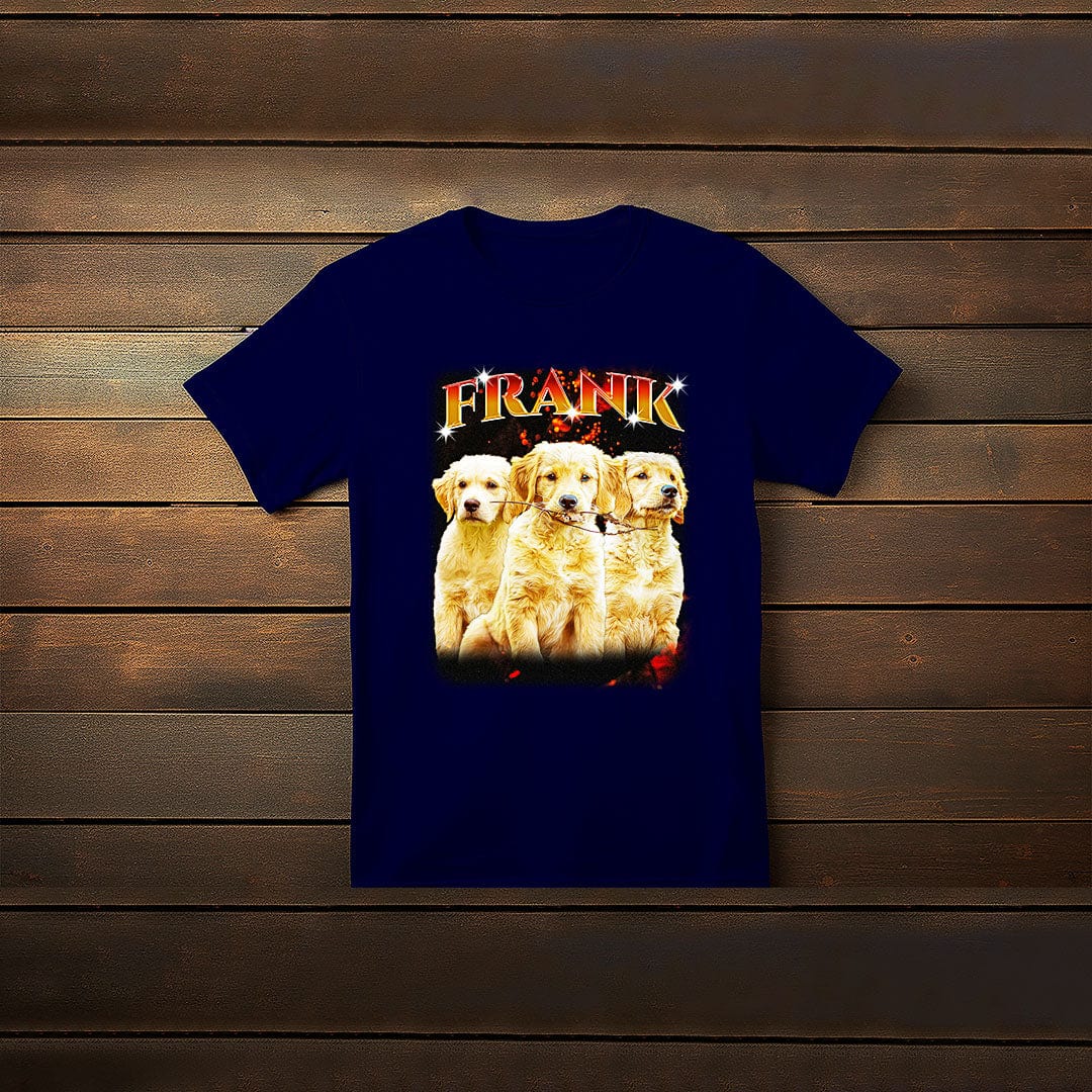 90&#39;s Bootleg (Fire Orange) Custom T Shirt