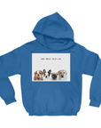 Sudadera con capucha moderna personalizada para 4 mascotas