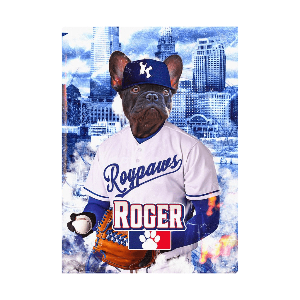 &#39;Kansas City Doggo Royals&#39; Personalized Pet Standing Canvas