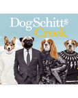 'DogSchitt's Creek' Personalized 4 Pet Mini Portrait