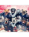 'New England Doggos' Personalized 6 Pet Poster