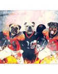 'Denver Doggos' Personalized 3 Pet Poster