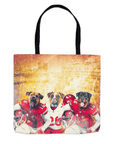 'Kansas City Doggos' Personalized 3 Pet Tote Bag