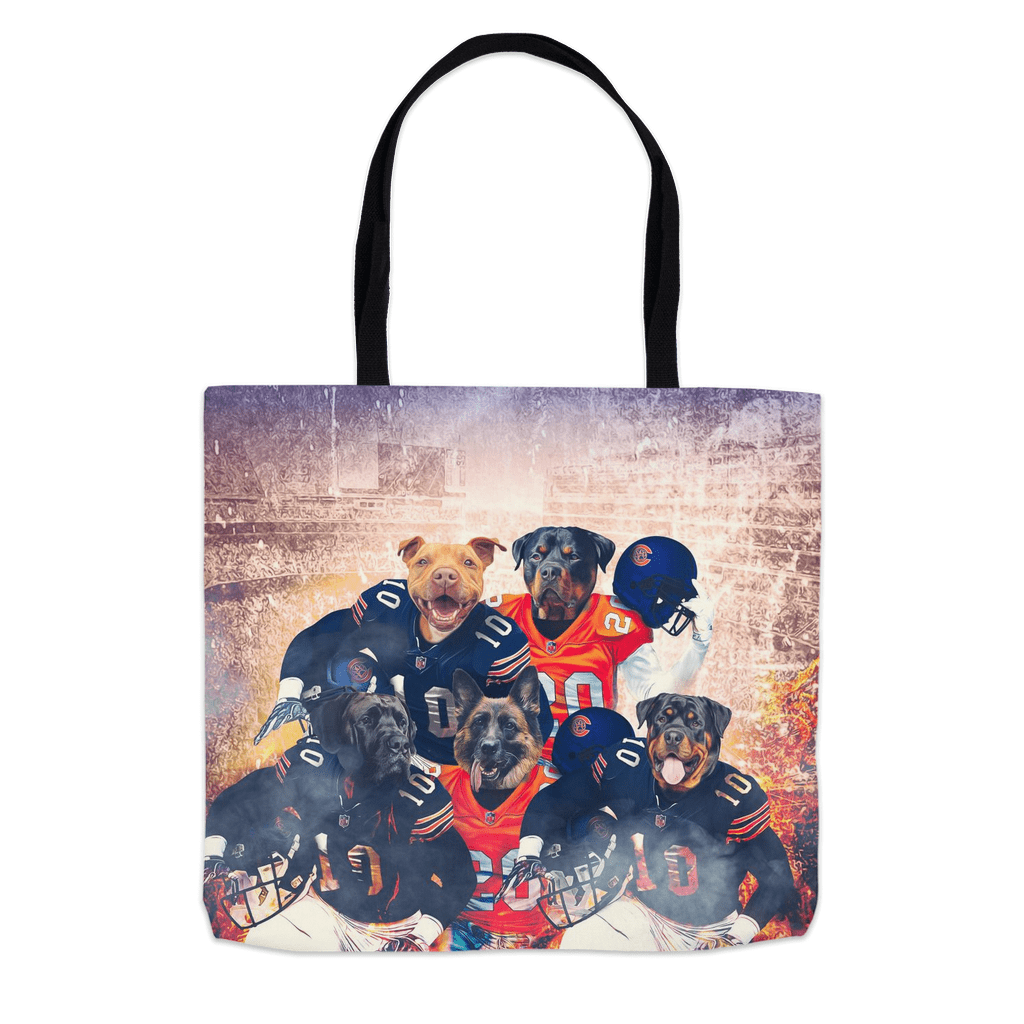 &#39;Chicago Doggos&#39; Personalized 5 Pet Tote Bag