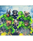 'Seattle Doggos' Personalized 6 Pet Blanket