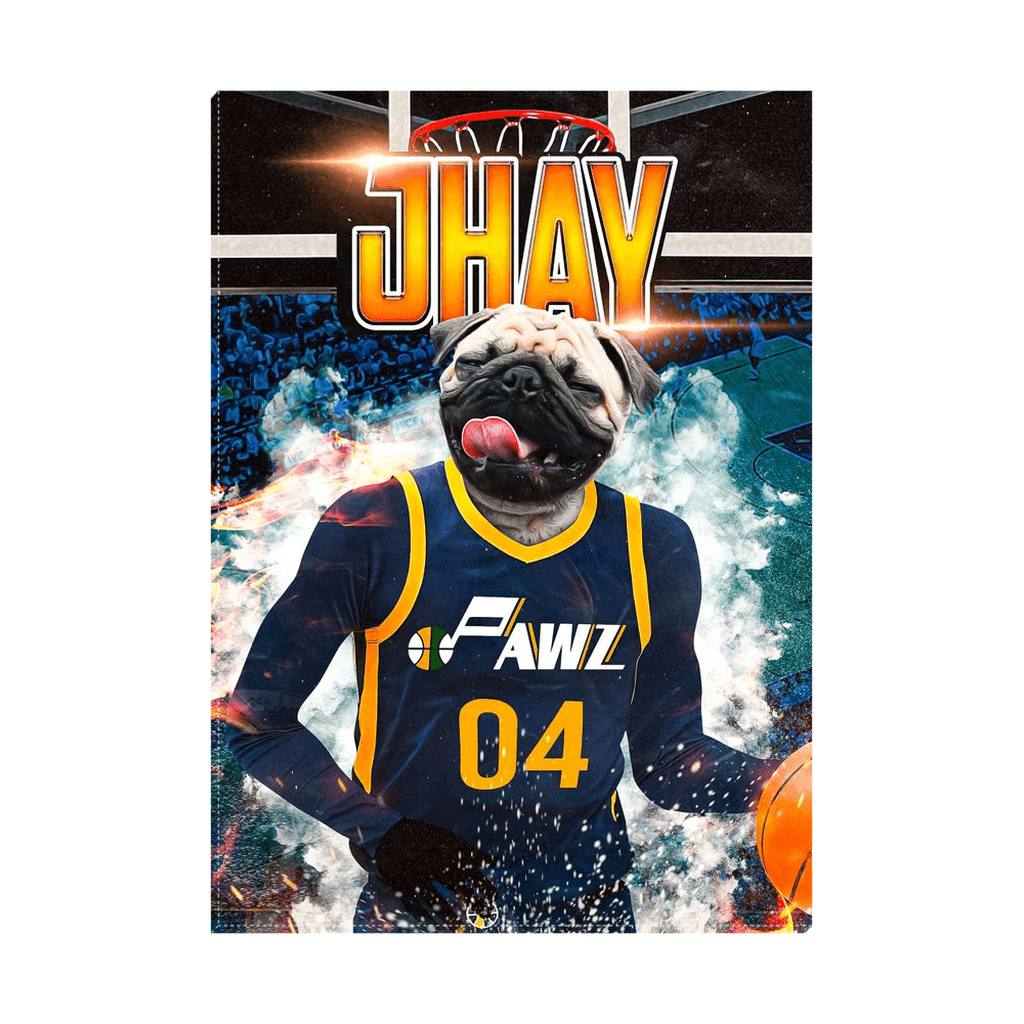 'Utah Pawz' Personalized Pet Standing Canvas – doggovinci