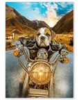 'Harley Wooferson' Personalized Pet Mini Portrait