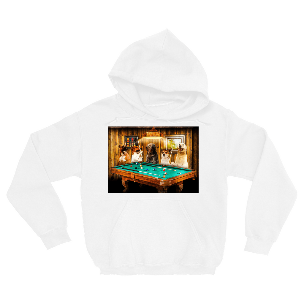 &#39;The Pool Players&#39; Personalized 5 Pet Hoody