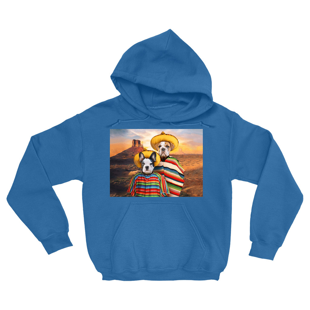 &#39;2 Amigos&#39; Personalized 2 Pet Hoody