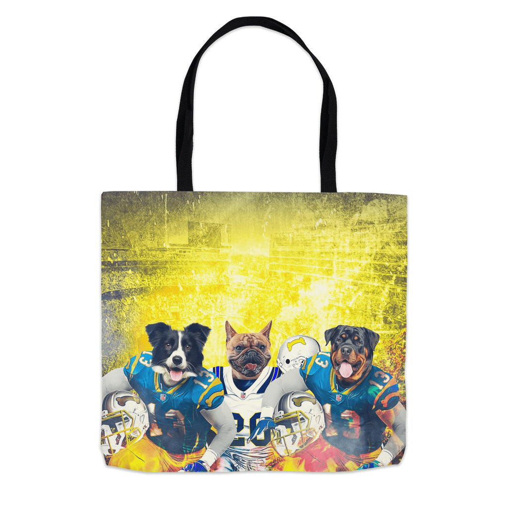 &#39;San Diego Doggos&#39; Personalized 3 Pet Tote Bag