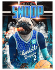 'Charlotte Hornets Doggos' Personalized Dog Poster
