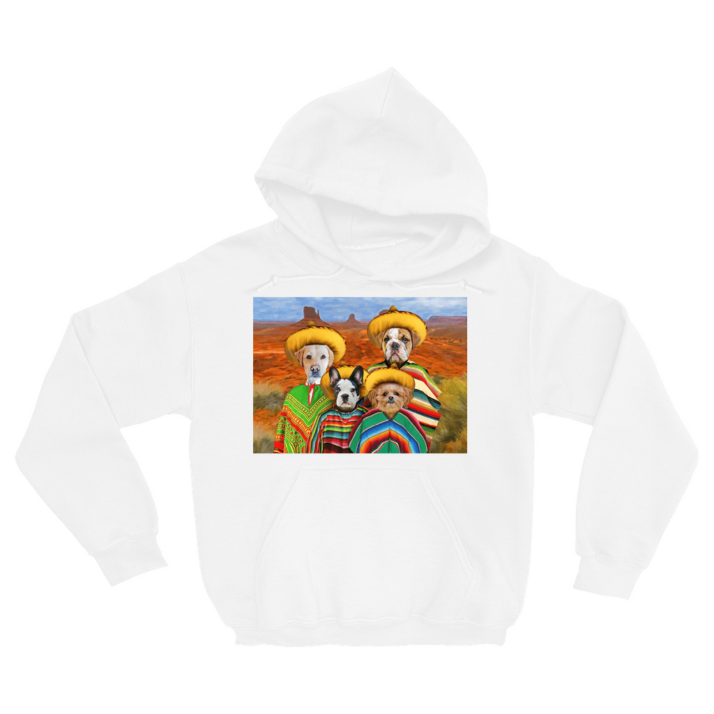 &#39;4 Amigos&#39; Personalized 4 Pet Hoody