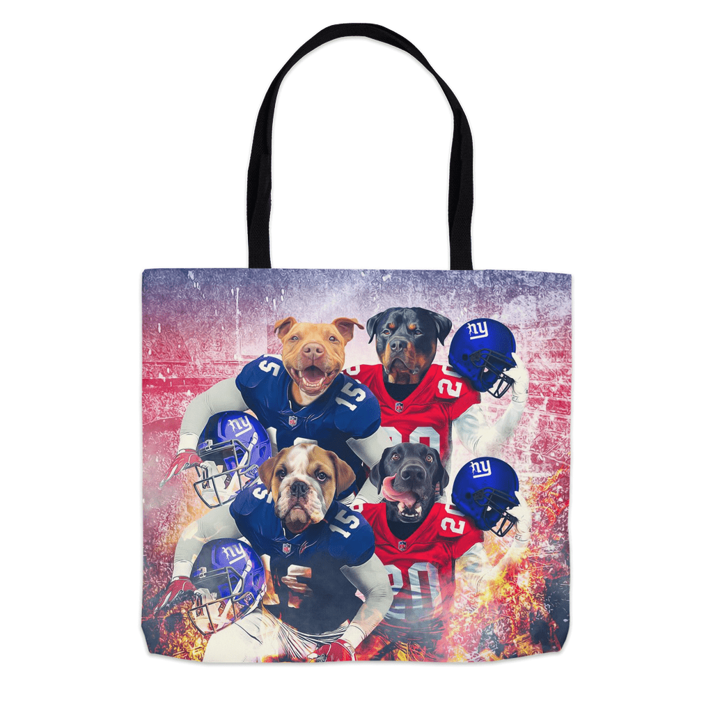 &#39;New York Doggos&#39; Personalized 4 Pet Tote Bag