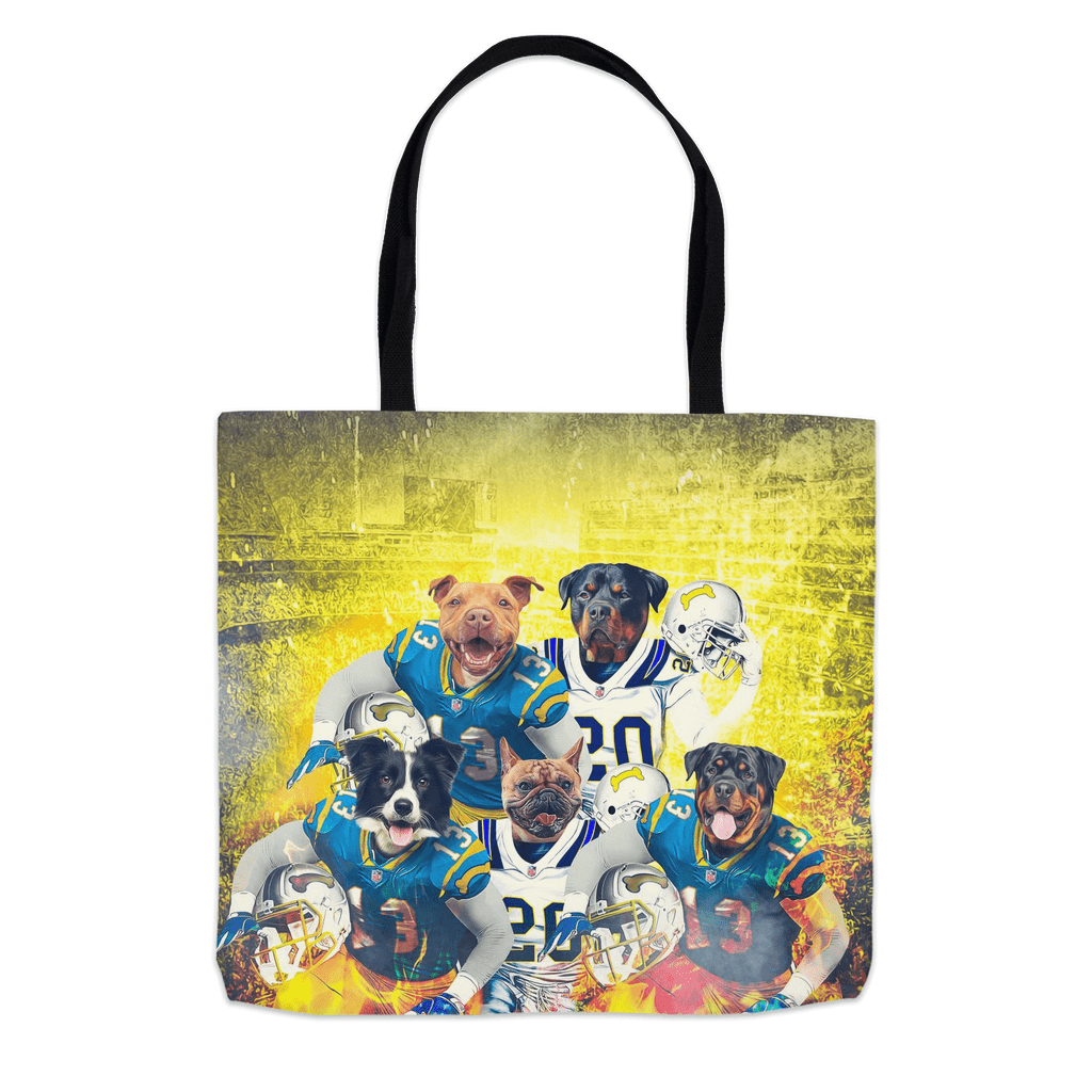 &#39;San Diego Doggos&#39; Personalized 5 Pet Tote Bag