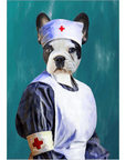 'The Nurse' Personalized Dog Mini Portrait