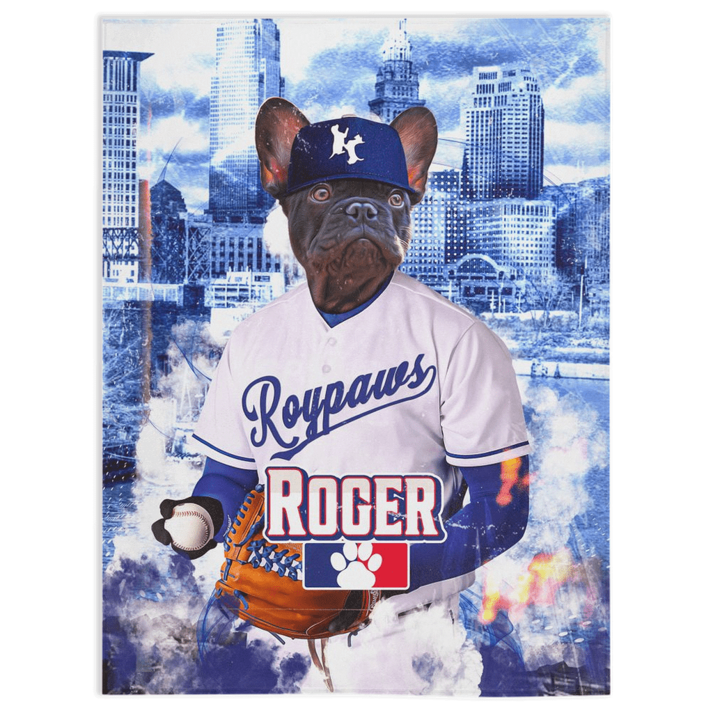 &#39;Kansas City Doggo Royals&#39; Personalized Pet Blanket