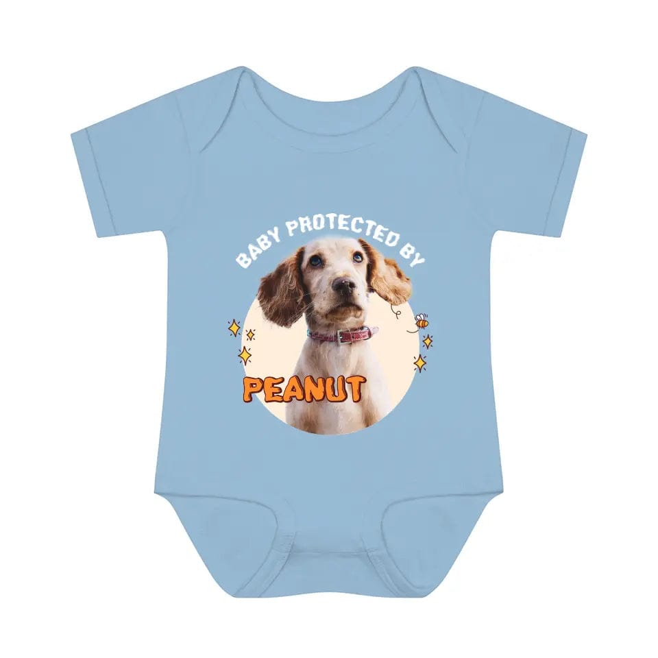 Live Customization: Baby Protected By Pet Onesie