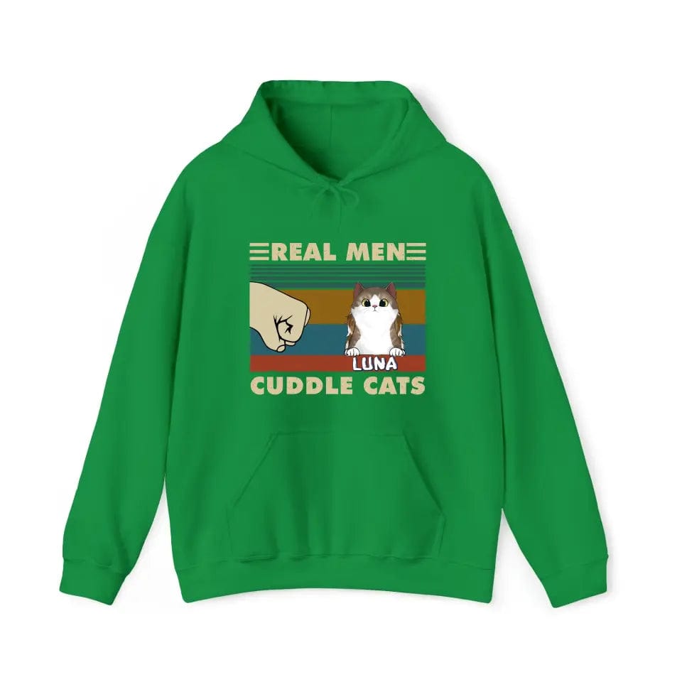 Real Men Cuddle Cats - Hoody