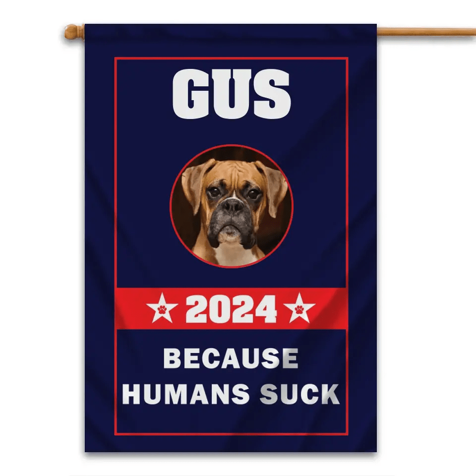 Voting Flag With Pet