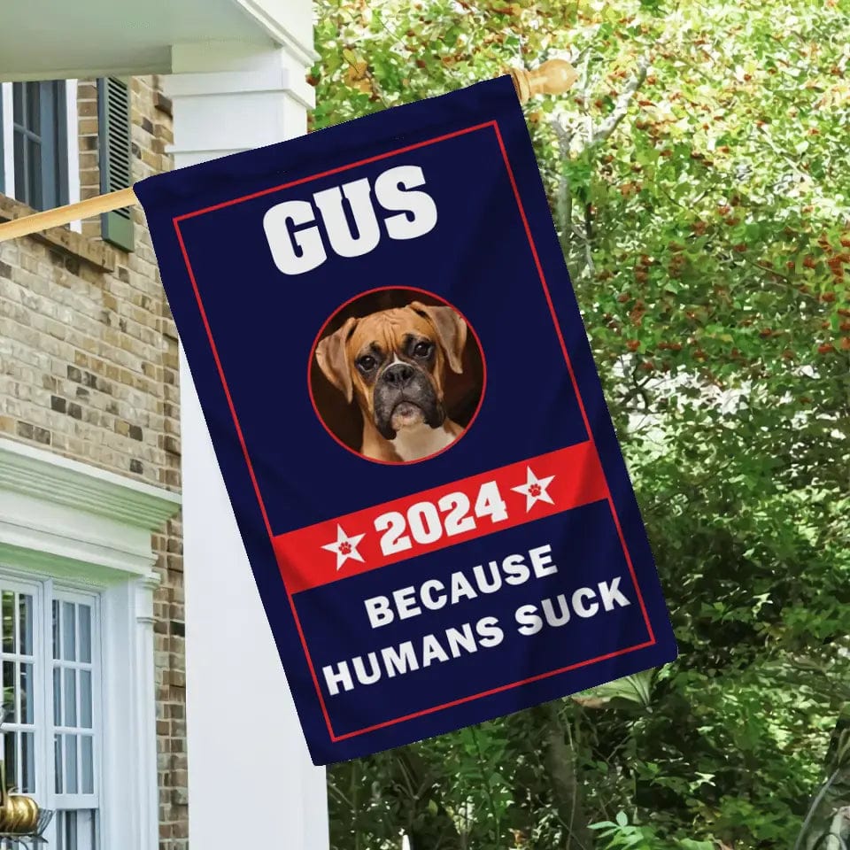 Voting Flag With Pet