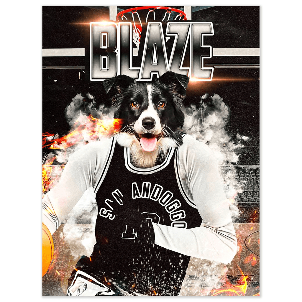 &#39;San Andoggo Spurs&#39; Personalized Dog Poster