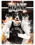 'San Andoggo Spurs' Personalized Dog Poster