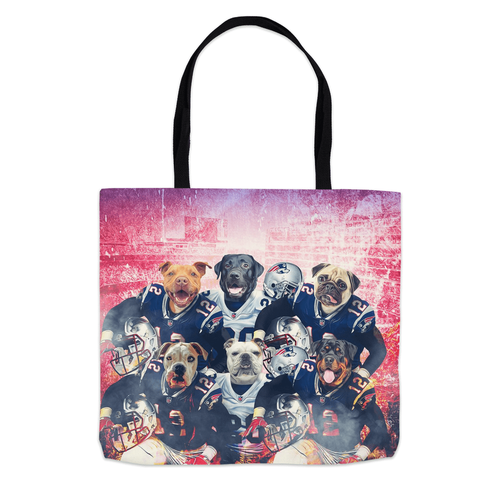 &#39;New England Doggos&#39; Personalized 6 Pet Tote Bag