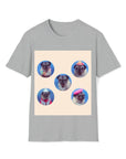 Retro Pose Circles Canvas