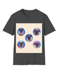 Retro Pose Circles Canvas