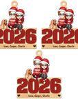 Live Customization Humans & Dogs/Cats 2026 Wooden Ornament