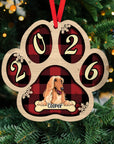 Live Customization Paw Shaped 2026 Wooden Pet Ornament