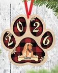 Live Customization Paw Shaped 2026 Wooden Pet Ornament