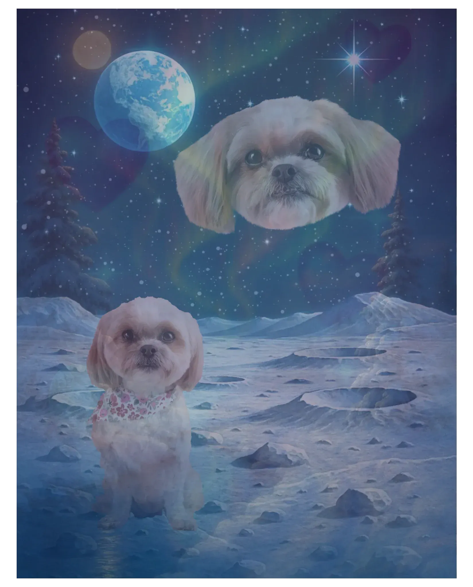 Floating Head Retro Portraits