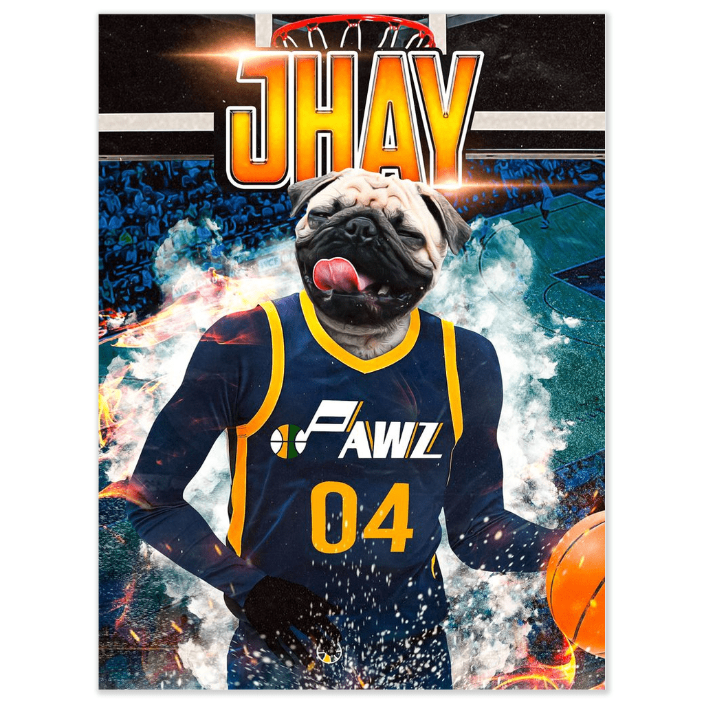 &#39;Utah Pawz&#39; Personalized Dog Poster