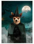 'The Witch' Personalized Pet Mini Portrait