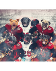 'Tampa Bay Doggos' Personalized 6 Pet Blanket