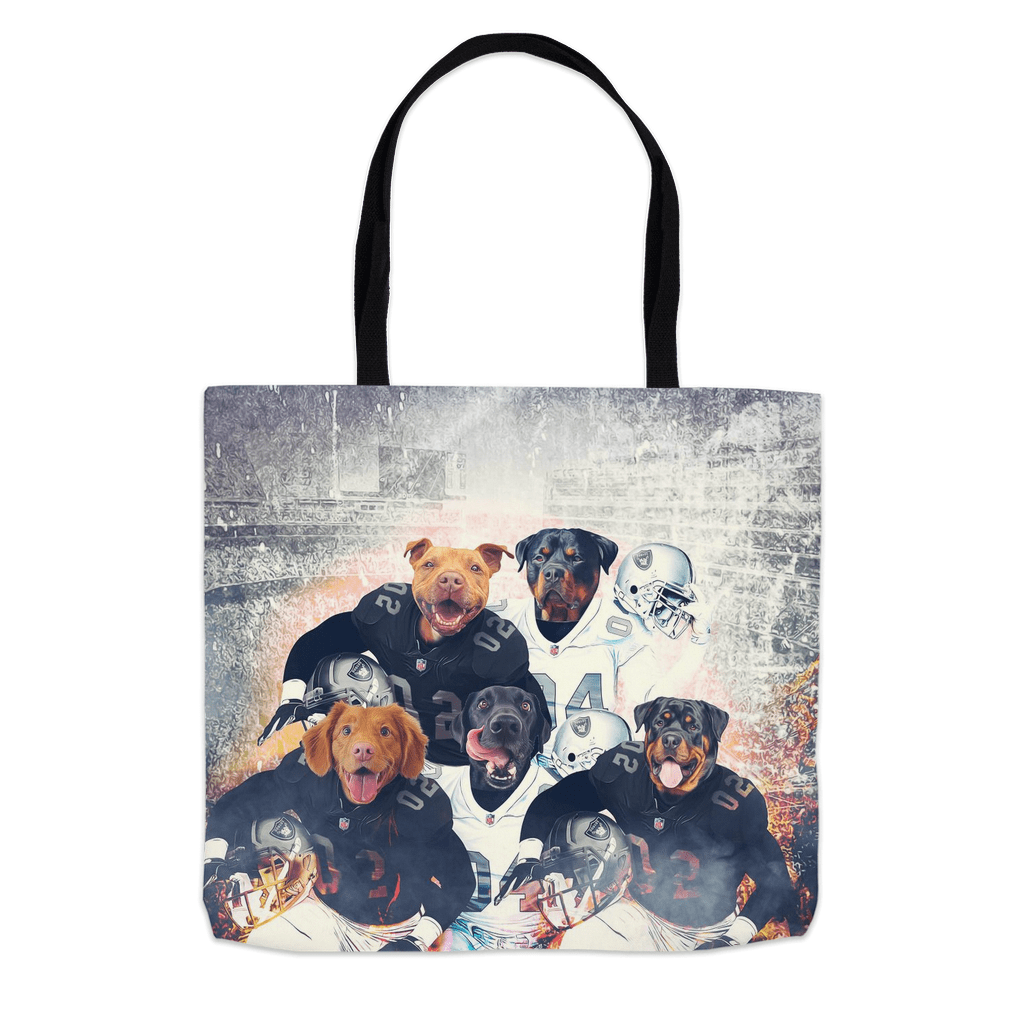 &#39;Oakland Doggos&#39; Personalized 5 Pet Tote Bag