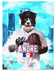 'Miami Doggo Marlins' Personalized Pet Poster