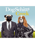 'DogSchitt's Creek' Personalized 2 Pet Mini Portrait