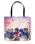 'New York Doggos' Personalized 3 Pet Tote Bag