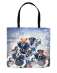 'Dallas Doggos' Personalized 5 Pet Tote Bag