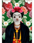 'Frida Doggo' Personalized Mini Portrait