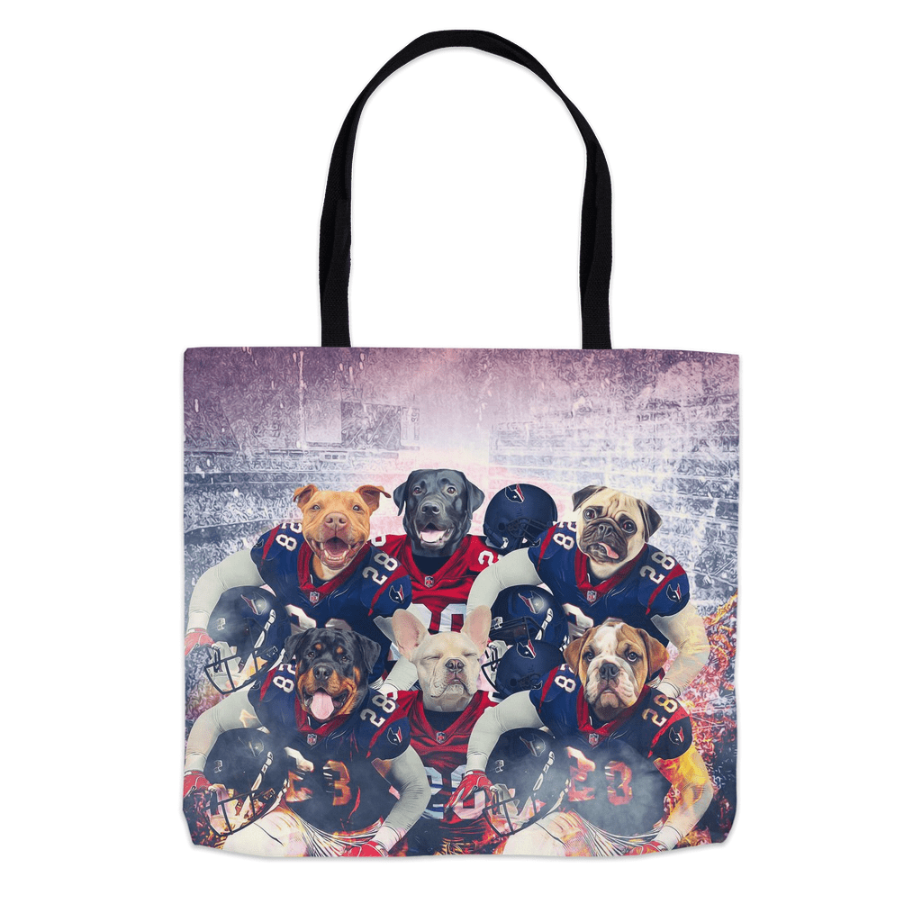 &#39;Houston Doggos&#39; Personalized 6 Pet Tote Bag