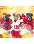 'Kansas City Doggos' Personalized 3 Pet Poster